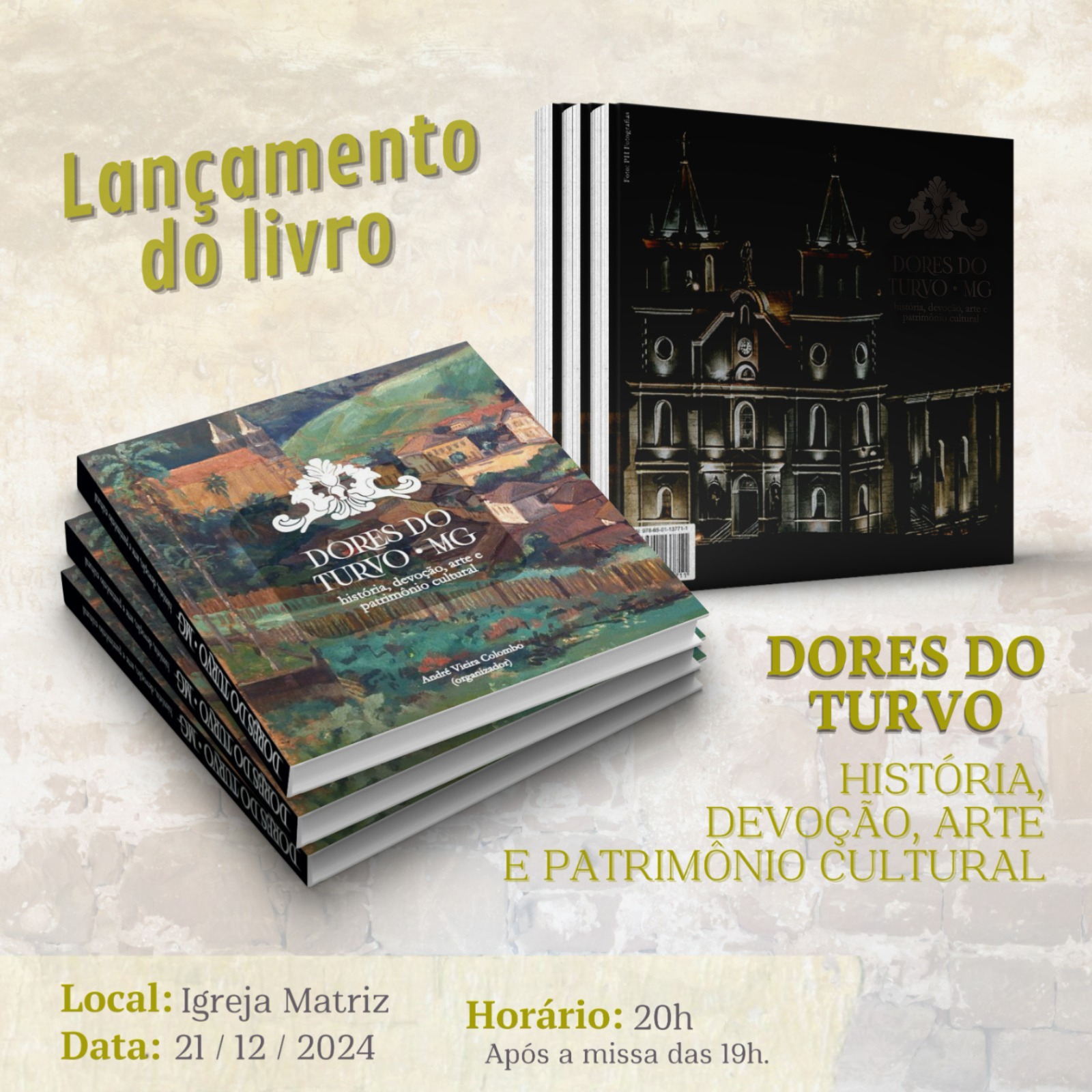  Lançamento do 1º livro da história de Dores do Turvo-MG